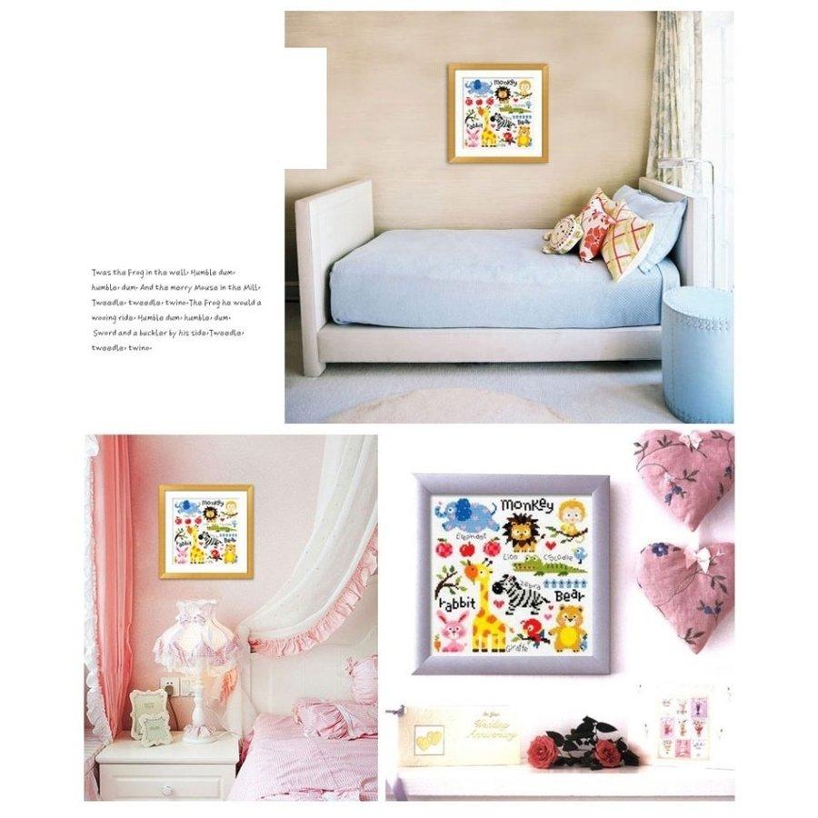 刺繍キット クロスステッチキット 動物園 アニマル 図案 図案