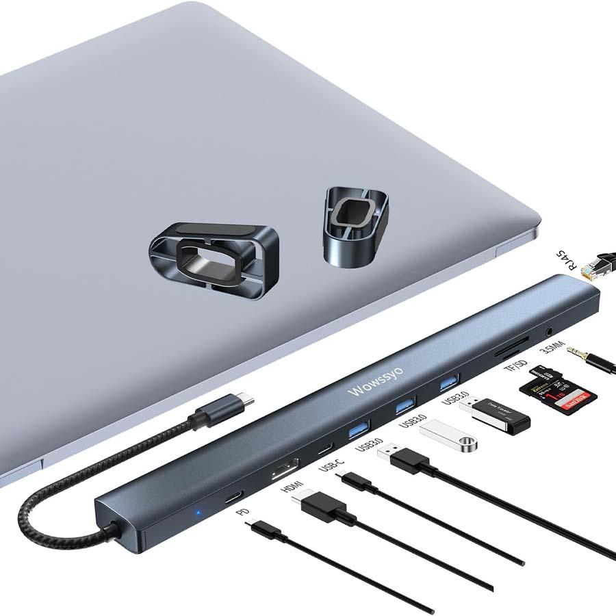 USB Type-C ハブ 10-in-1 USB変換アダプタ HDMI 4K USB3.0