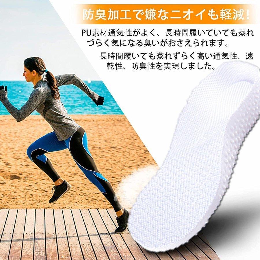 インソール 立ち仕事 衝撃吸収 中敷き 登山 疲れにくい スニーカー