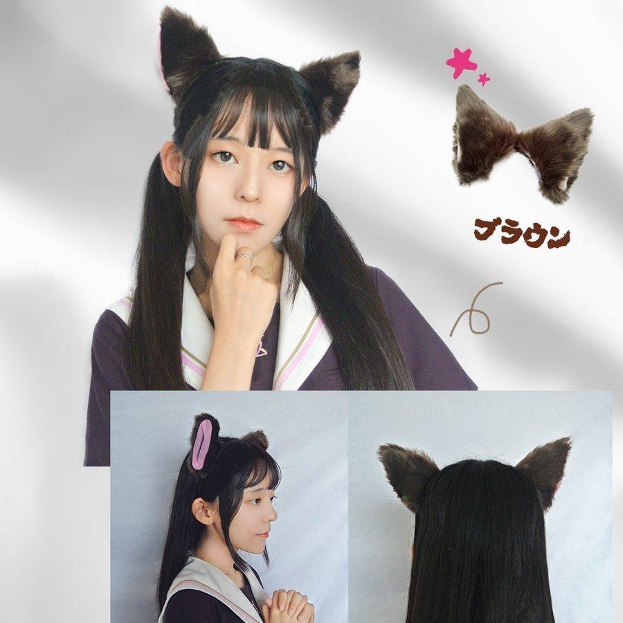 ハロウイン コスプレ ネコミミ 猫耳カチューシャ パッチンピン ヘア