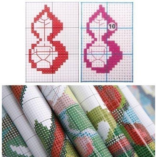 クロスステッチ キット 刺繍 桃源郷 夢の家 図案印刷 初心者 やり方