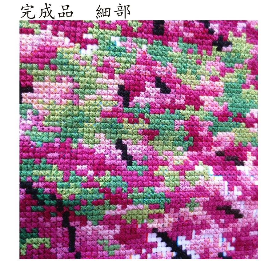 クロスステッチ キット 刺繍キット 大樹桜満開  初心者 図案 手芸 ハンドクラフト 指ぬき 糸通し付き 日本語説明書付き DIY刺繍セット ホームデコレーション｜34618a｜16