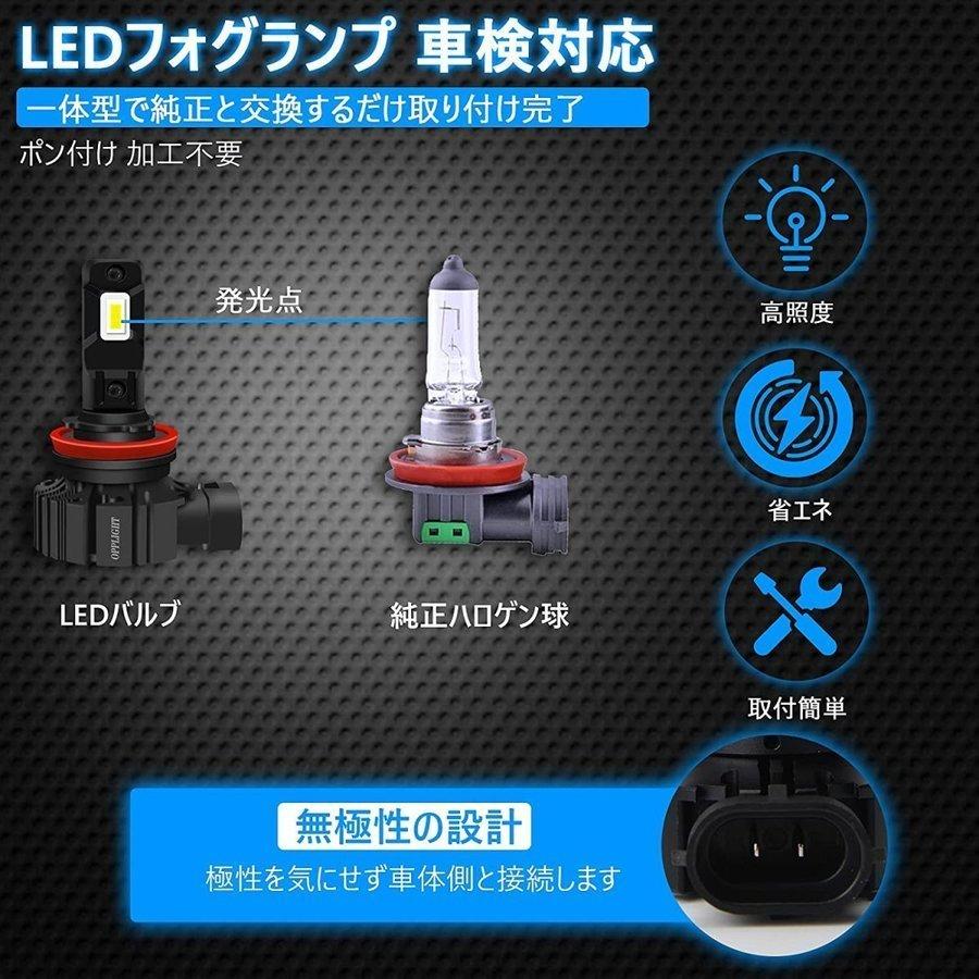 H11 H16 H9 H8 汎用 LEDバルブ フォグランプ 車検対応 12V 24V車対応