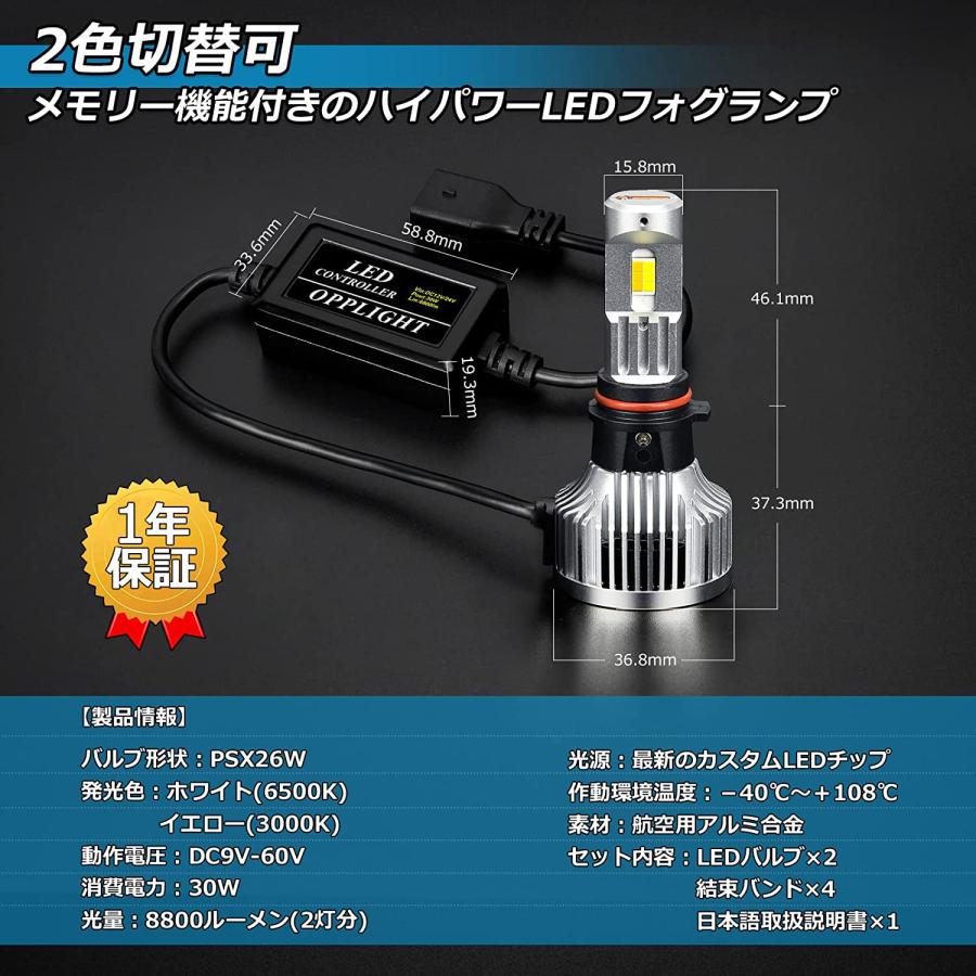 ハイエース psx26w LEDフォグランプ フォグランプ フォグライト 2色