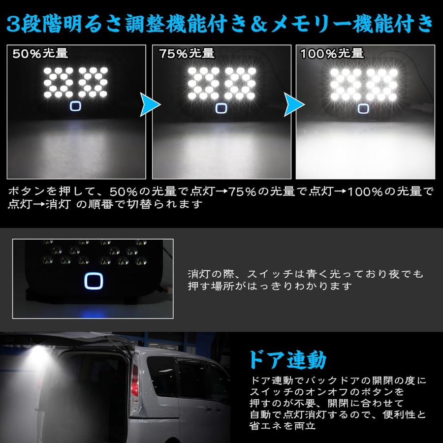 アルファード 40系 ラゲッジランプ LED ヴェルファイア40系 爆光