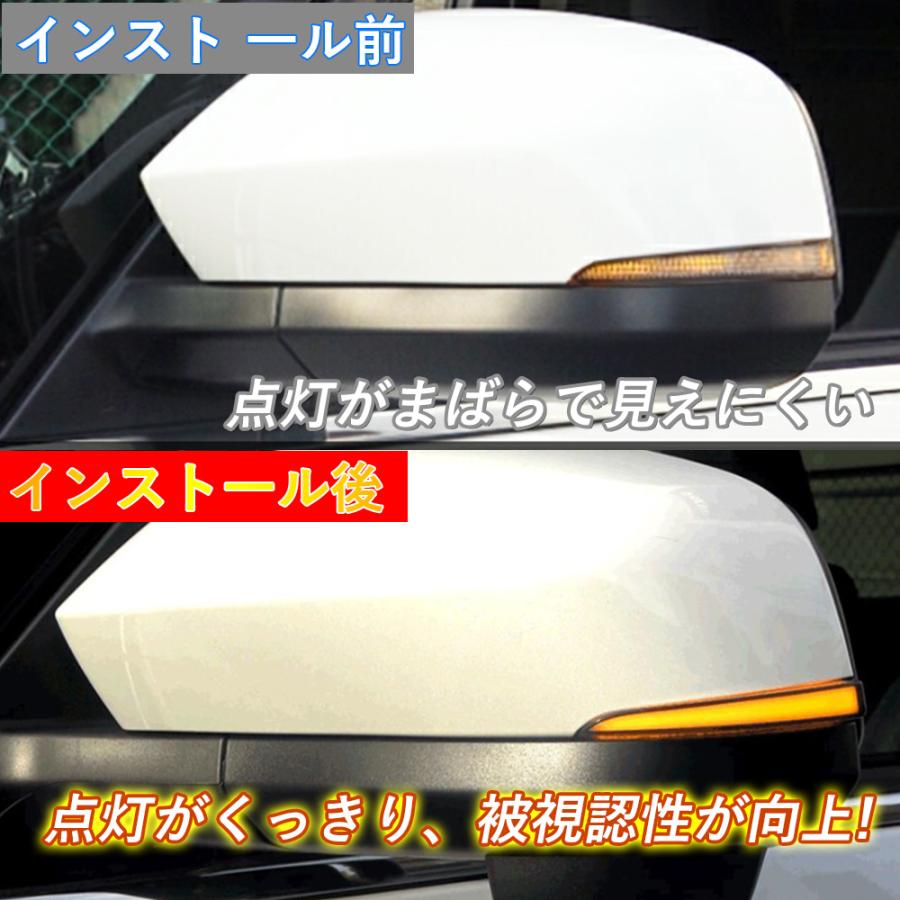 led ウィンカー led ウィンカー トヨタ カローラクロス対応 ドアミラーシーケンシャル LED流れるウインカー シーケンシャル/全点滅 切替可能 1年保証｜34618a｜04