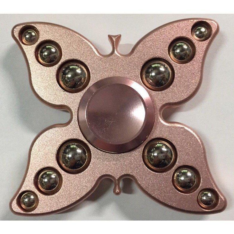 蝶型 4色 ハンドスピナー Hand spinner合金製 指スピナー 指