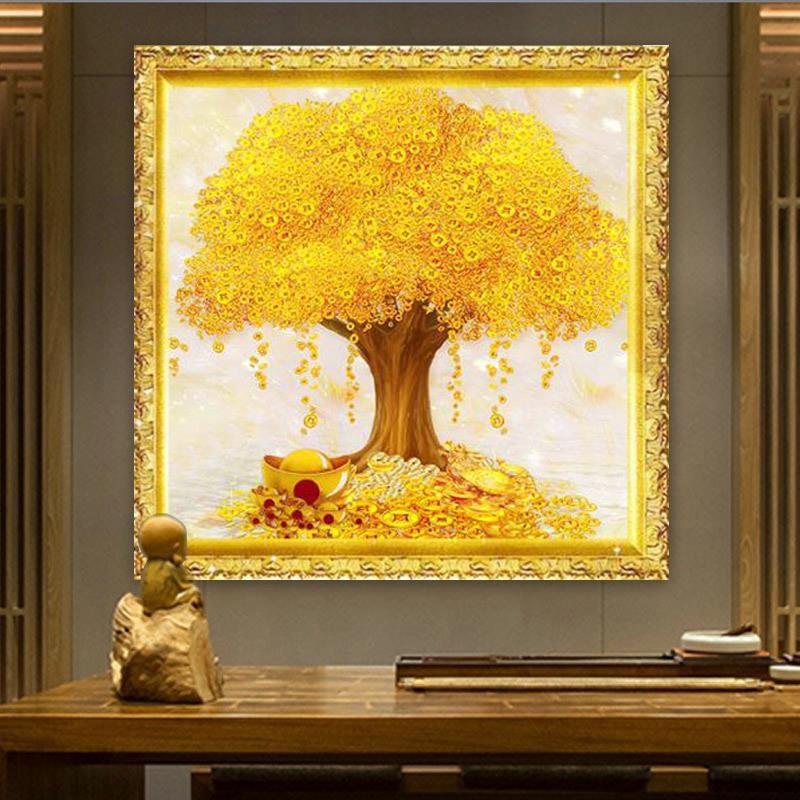【金運UP】ヒラリーメイヤー 黄色い花 額装アート 67×57cm Art Pond｜絵画
