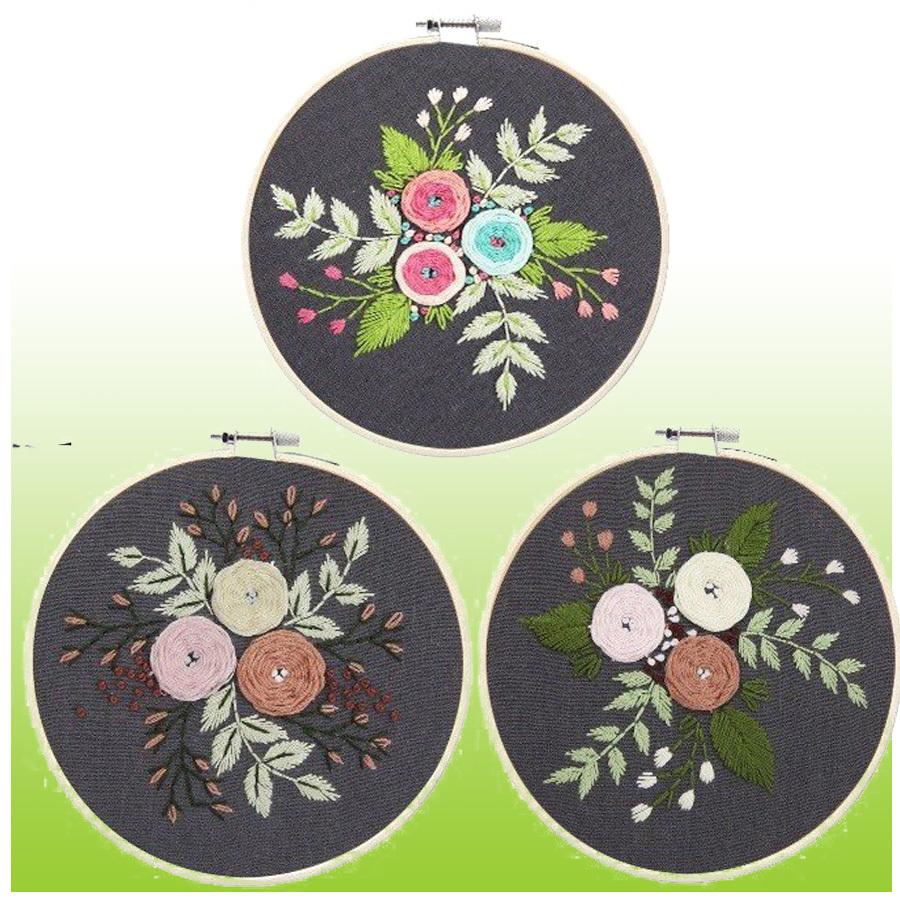 刺繍キット クロスステッチ 花 立体パンジーの花柄 女性に大人気 モダンアート 刺繍枠付き 初心者向け やり方 簡単 手作り 手芸キット 三四郎市場 Cxy36 清本良品 通販 Yahoo ショッピング