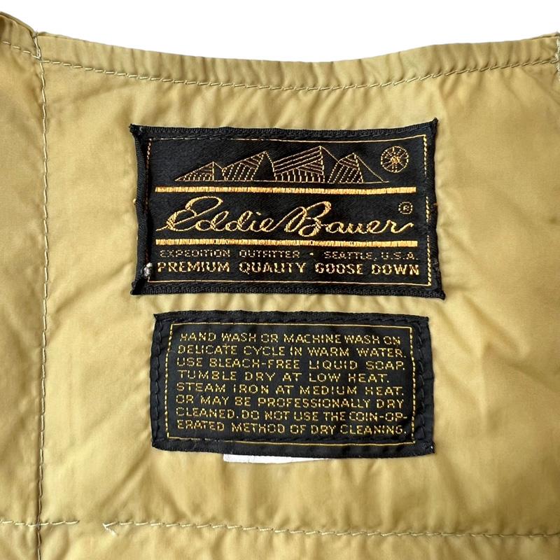 Eddie Bauer 70s 黒タグ ナイロン キルティング グース ダウン Eddie Bauer 70s 黒タグ ナイロン キルティング グース ダウン