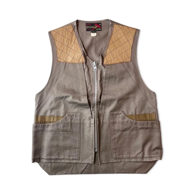10x 70s USA製 10X 本革レザー パッチ ハンティング ベスト 44 10x 70s USA製 10X 本革レザー パッチ ハンティング ベスト 44
