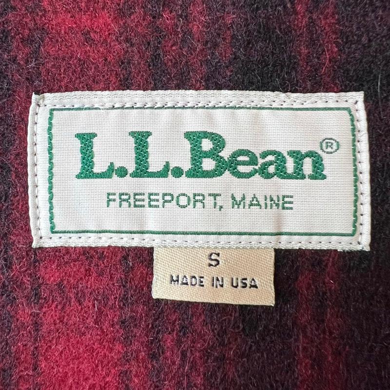 L.L.Bean 90s USA製 LLBean オンブレ チェック ウール ベスト S L.L.Bean 90s USA製 LLBean オンブレ チェック ウール ベスト S