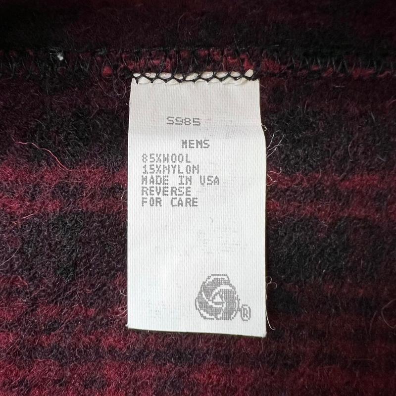 L.L.Bean 90s USA製 LLBean オンブレ チェック ウール ベスト S L.L.Bean 90s USA製 LLBean オンブレ チェック ウール ベスト S