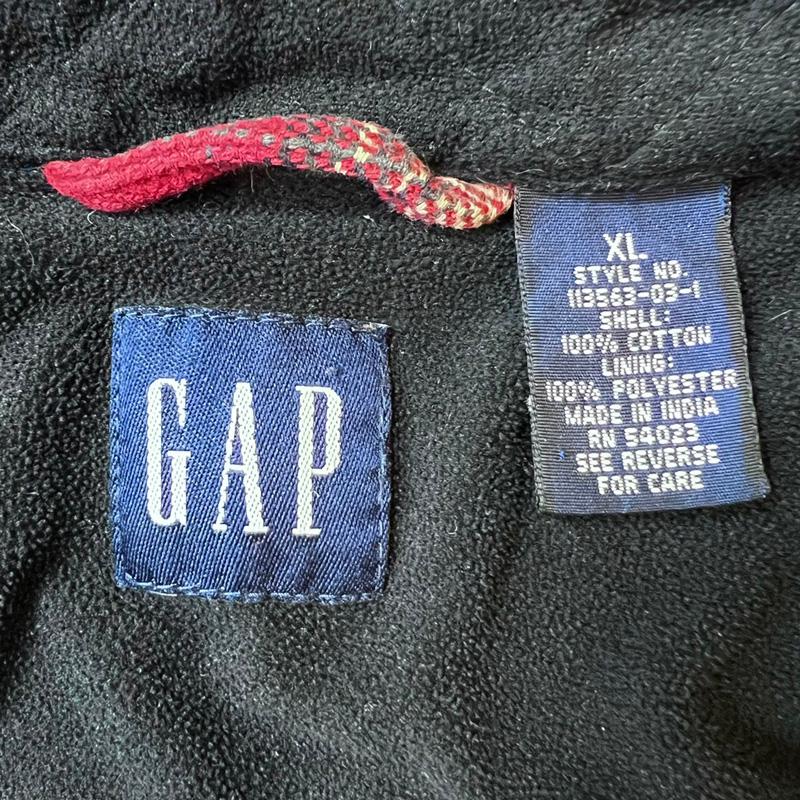 90s GAP チェック 長袖 ヘビー フランネル シャツ XL / 90年代 オールド ギャップ ネルシャツ｜34com｜03