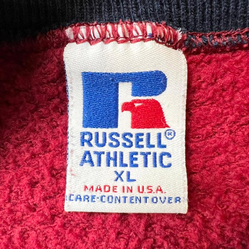Russell Athletic 90s USA製 RUSSEL 前V 2トーン 切替 Russell Athletic 90s USA製 RUSSEL 前V 2トーン 切替
