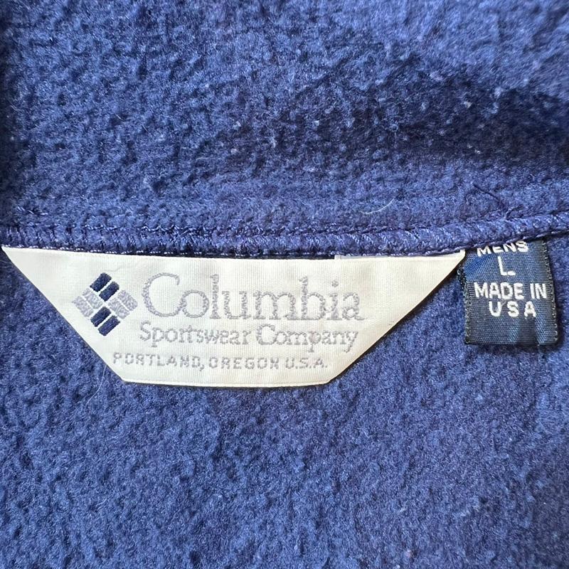 Columbia 90s USA製 ハーフジップ プルオーバー フリース Columbia 90s USA製 ハーフジップ プルオーバー フリース