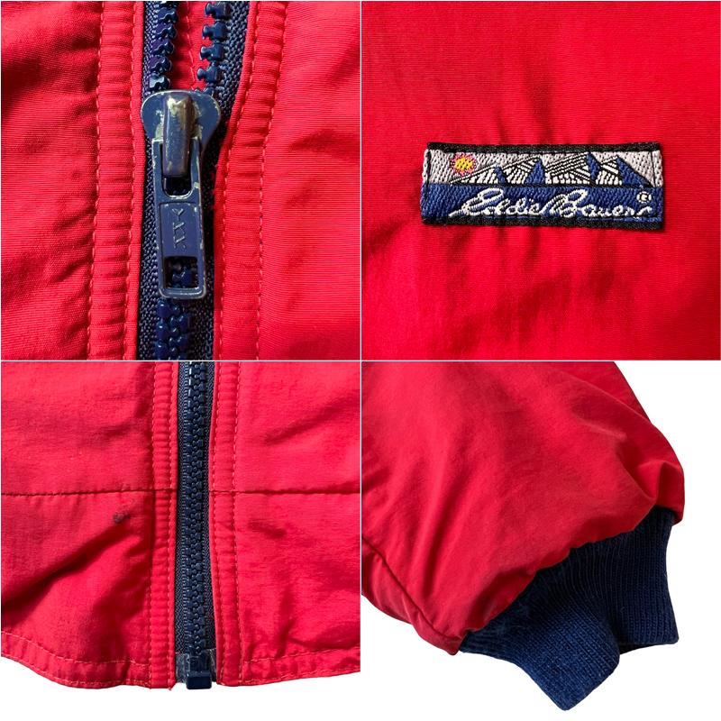 Eddie Bauer 80s USA製 黒タグ フリース ライナー ナイロン Eddie Bauer 80s USA製 黒タグ フリース ライナー ナイロン