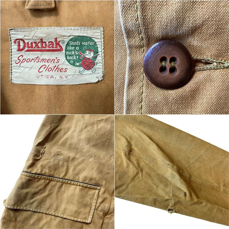 50s 60s Duxbak コットン ダック ハンティング ジャケット / 50 50s 60s Duxbak コットン ダック ハンティング ジャケット / 50