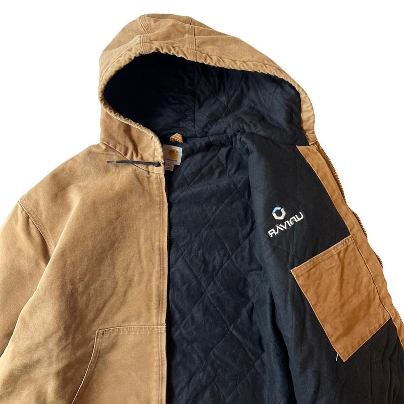 ビッグサイズ Carhartt 中綿 キルティング ライナー ダック アクティブ