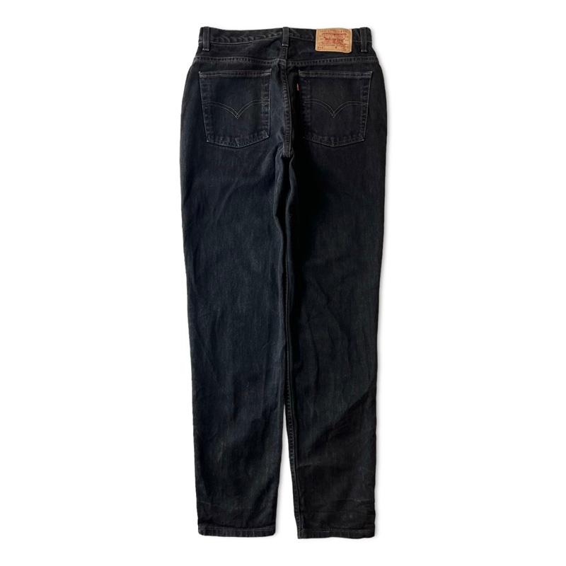 00s Levis 512 ブラック デニム パンツ L / 00年代 メキシコ製 オールド リーバイス ジーンズ ジーパン 黒 スリムフィット｜34com｜07