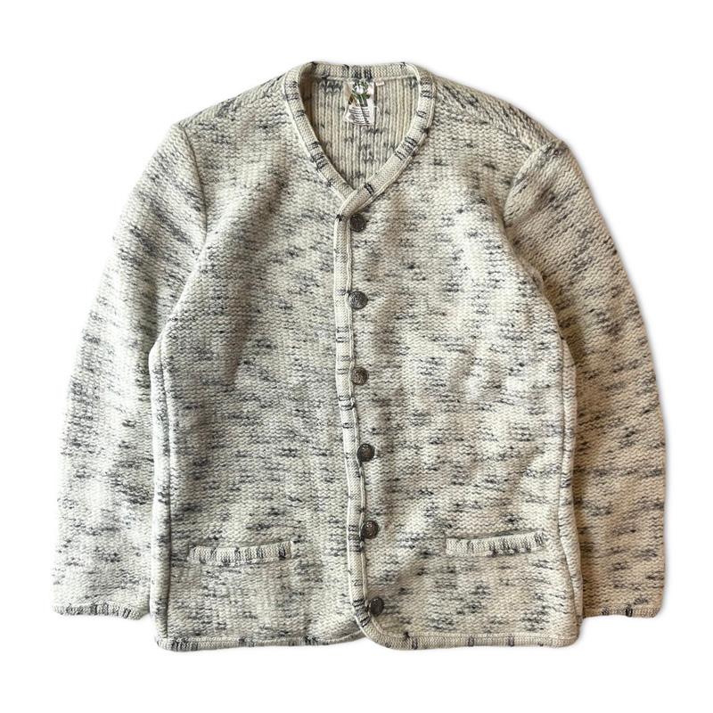 ドイツ製 munchner strickmoden ウール ニット チロル カーディガン 50 