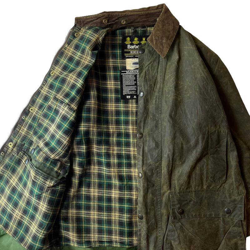 Barbour 90s 英国製 BORDER オイルド ジャケット 40 / 90年代 Barbour 90s 英国製 BORDER オイルド ジャケット 40 / 90年代