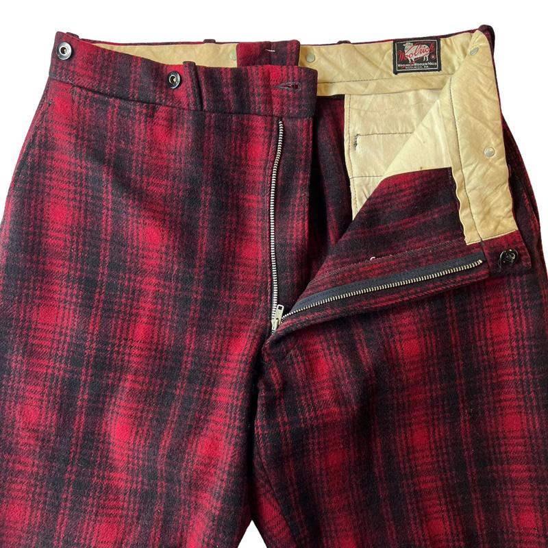 WOOLRICH 50s Woolrich チェック ウール ハンティング パンツ WOOLRICH 50s Woolrich チェック ウール ハンティング パンツ