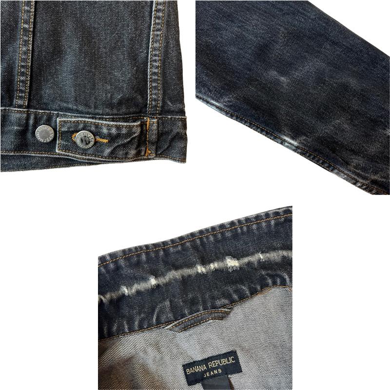 BANANA REPUBLIC 90s REPUBRIC JEANS ブラック デニム BANANA REPUBLIC 90s REPUBRIC JEANS ブラック デニム