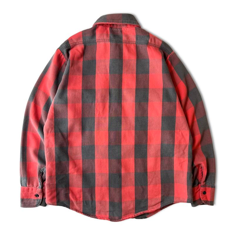 70s USA製 FROSTPROOF ブロック チェック ヘビー フランネル 70s USA製 FROSTPROOF ブロック チェック ヘビー フランネル