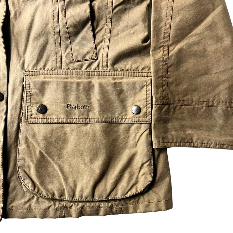 Barbour 英国製 4ポケット オイルド ジャケット 10 レディース Barbour 英国製 4ポケット オイルド ジャケット 10 レディース