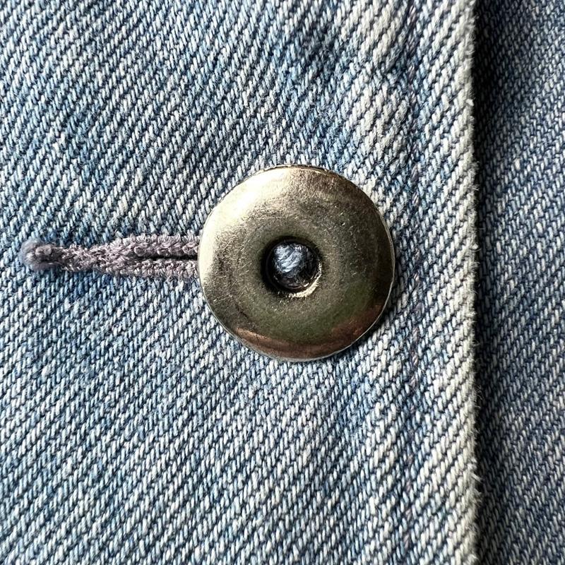 Eddie Bauer 80s 黒タグ デニム テーラード ジャケット L / 80 Eddie Bauer 80s 黒タグ デニム テーラード ジャケット L / 80