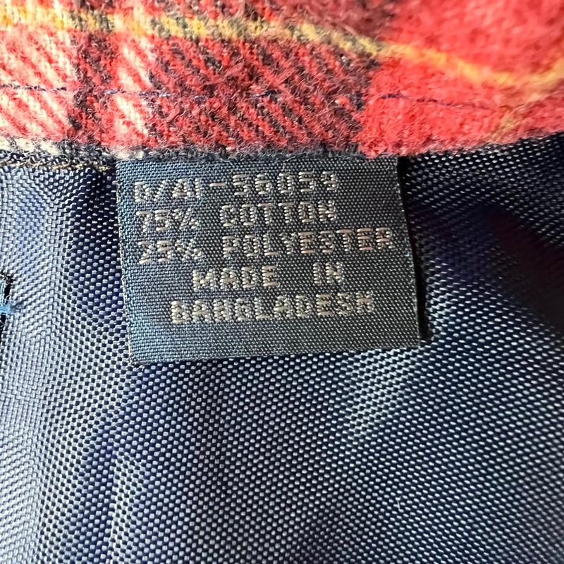 Sears 80s SEARS チェック プリント フランネル シャツ L / 80 Sears 80s SEARS チェック プリント フランネル シャツ L / 80