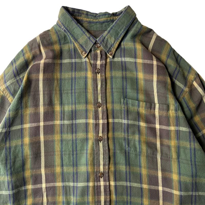 ビッグサイズ 90s Cabelas チェック コットン ライト フランネル ビッグサイズ 90s Cabelas チェック コットン ライト フランネル