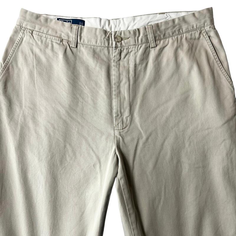 POLO RALPH LAUREN 90s ノータック コットン チノ パンツ 36 34 POLO RALPH LAUREN 90s ノータック コットン チノ パンツ 36 34