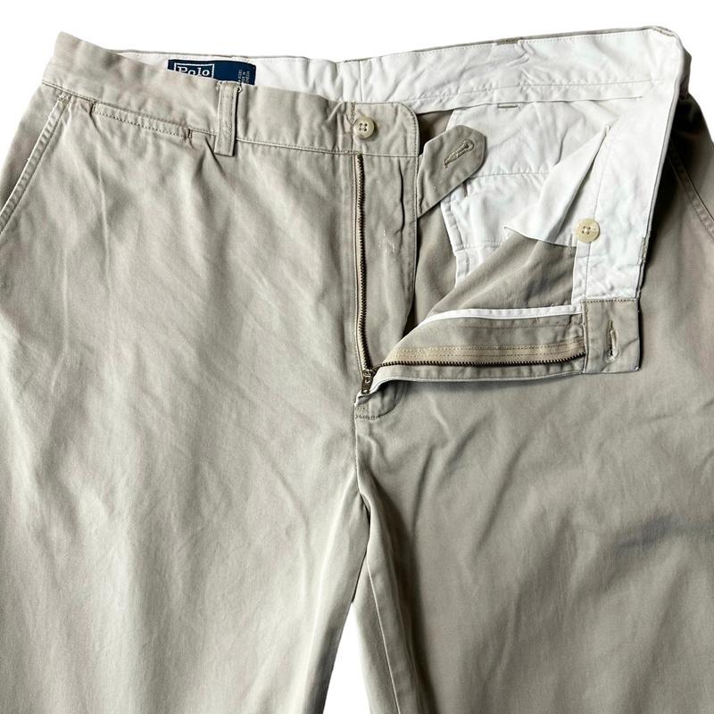 POLO RALPH LAUREN 90s ノータック コットン チノ パンツ 36 34 POLO RALPH LAUREN 90s ノータック コットン チノ パンツ 36 34