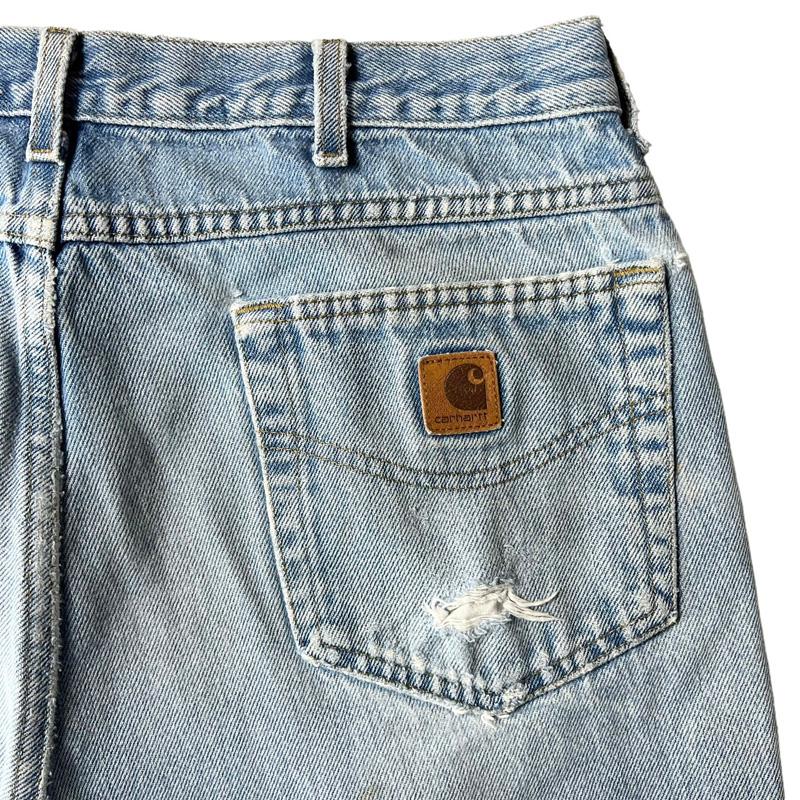 Carhartt 雰囲気系 90s クラッシュ デニム パンツ 36 34 / 90 Carhartt 雰囲気系 90s クラッシュ デニム パンツ 36 34 / 90