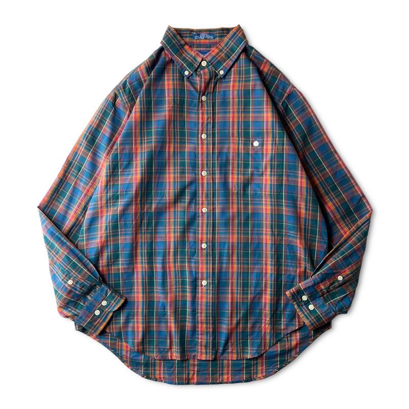 90s TOWNCRAFT チェック ボタンダウン シャツ L / 90年代 90s TOWNCRAFT チェック ボタンダウン シャツ L / 90年代