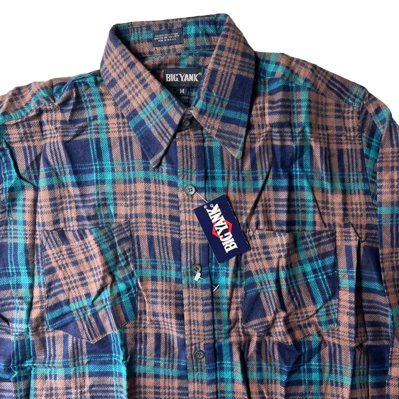 BIG YANK デッドストック 80s エジプト製 コットン チェック BIG YANK デッドストック 80s エジプト製 コットン チェック