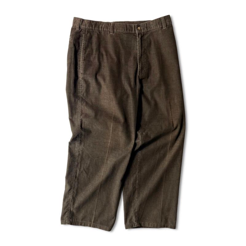 L.L.Bean 90s LLBean ノータック 細畝 コーデュロイ パンツ 34 L.L.Bean 90s LLBean ノータック 細畝 コーデュロイ パンツ 34