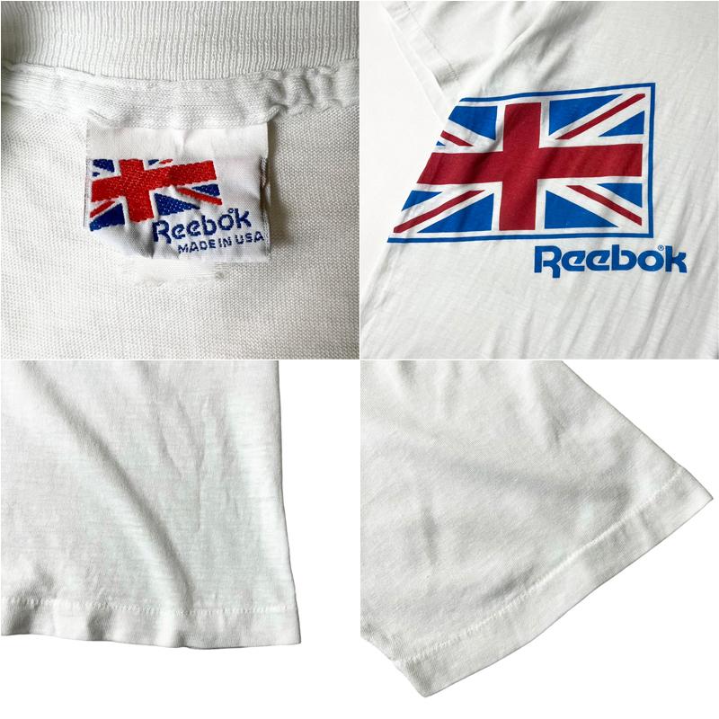 Reebok 90s USA製 ユニオンジャック プリント 半袖 Tシャツ / 90 Reebok 90s USA製 ユニオンジャック プリント 半袖 Tシャツ / 90