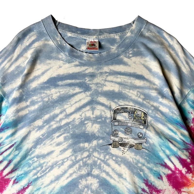 雰囲気系 90s USA製 GRATEFUL DEAD プリント タイダイ染め 半袖 T 