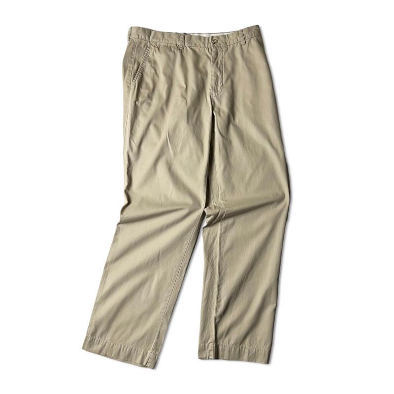 POLO RALPH LAUREN 90s ノータック コットン チノ パンツ 32 POLO RALPH LAUREN 90s ノータック コットン チノ パンツ 32