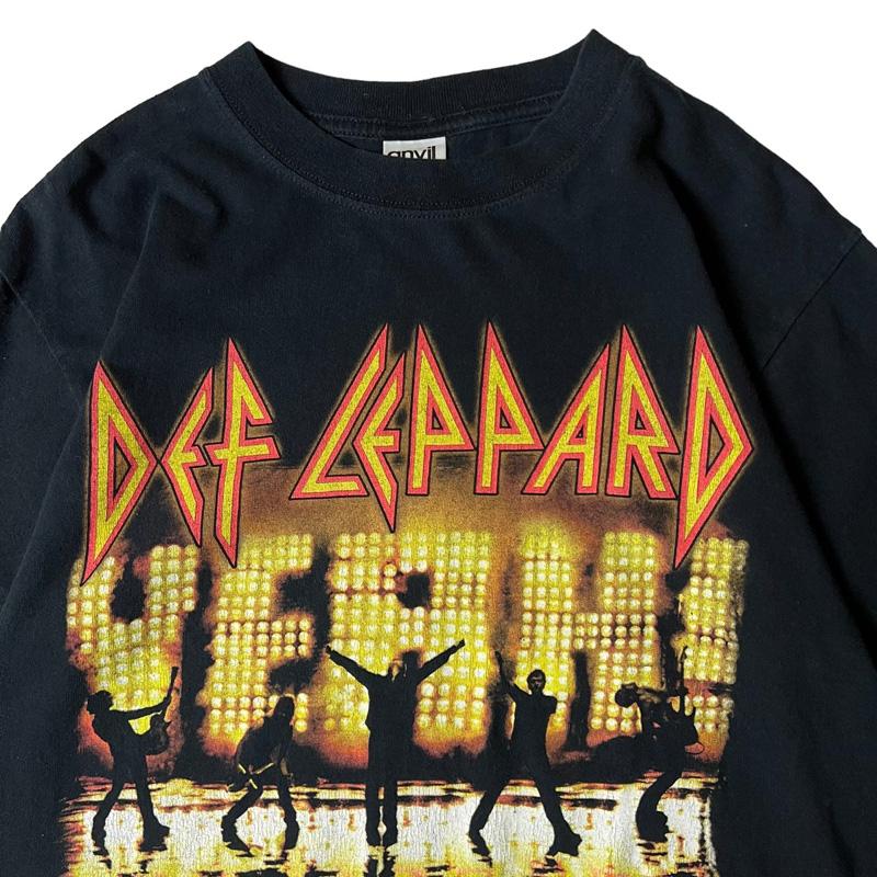 00s DEF LEPPARD 2006 ツアー プリント 半袖 Tシャツ M 黒 / 00年代 
