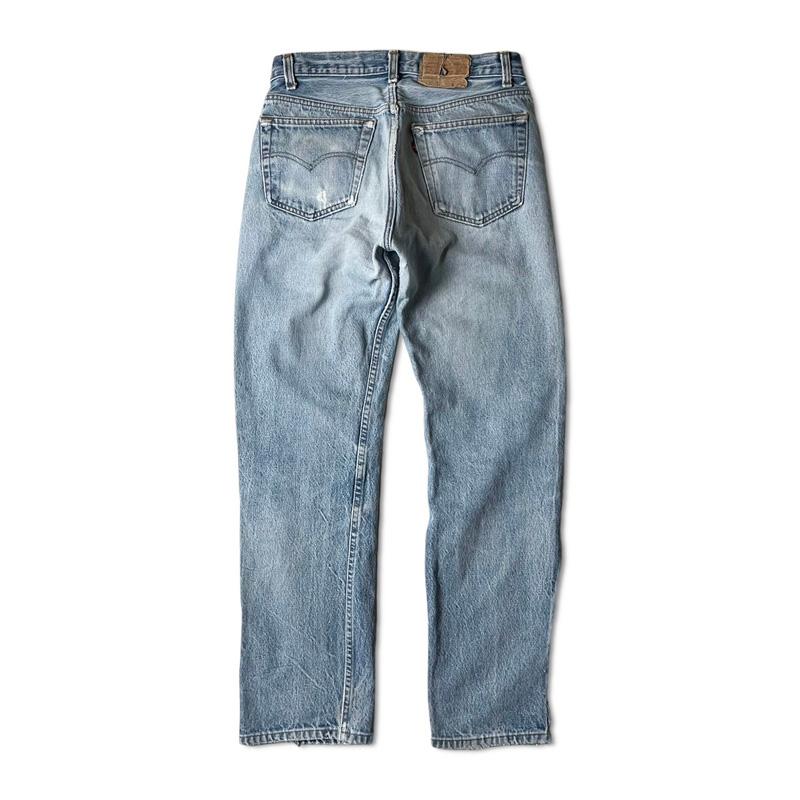 90s USA製 Levis 501 クラッシュ デニム パンツ 32 33 / 90年代  