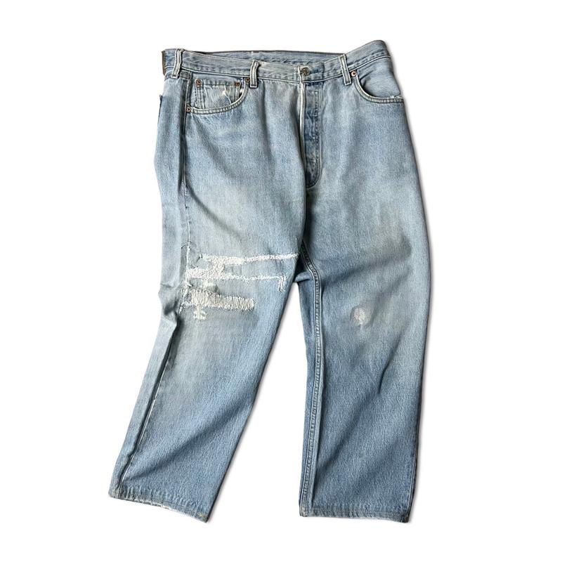 Levi's 90s カナダ製 Levis 501 クラッシュ デニム パンツ 36 Levi's 90s カナダ製 Levis 501 クラッシュ デニム パンツ 36