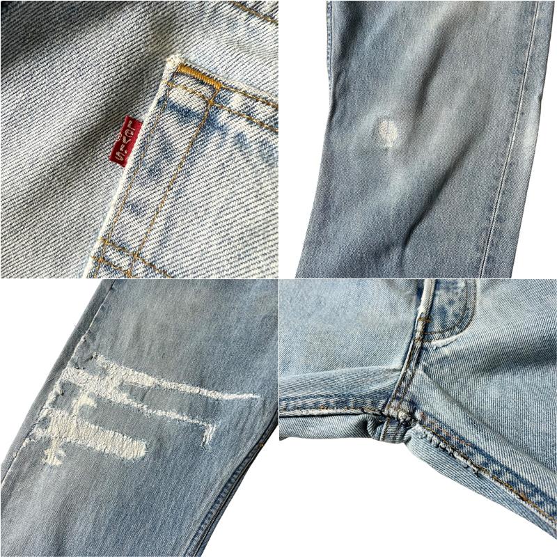 Levi's 90s カナダ製 Levis 501 クラッシュ デニム パンツ 36 Levi's 90s カナダ製 Levis 501 クラッシュ デニム パンツ 36