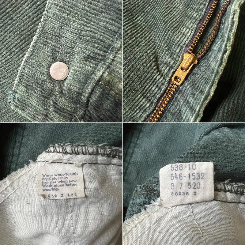 Levi's 80s Levis 646 1532 細畝 コーデュロイ フレア パンツ 32 Levi's 80s Levis 646 1532 細畝 コーデュロイ フレア パンツ 32