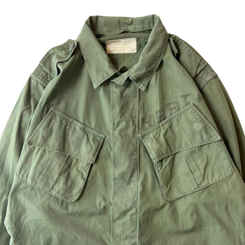 60s U.S.ARMY ジャングルファティーグ ジャケット 2nd M-L / 60年代 ビンテージ ミリタリー｜34com｜09