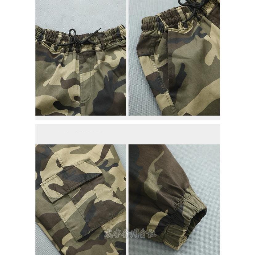 セットアップ メンズ 作業服 事務服 伸縮性 ミリタリージャケット