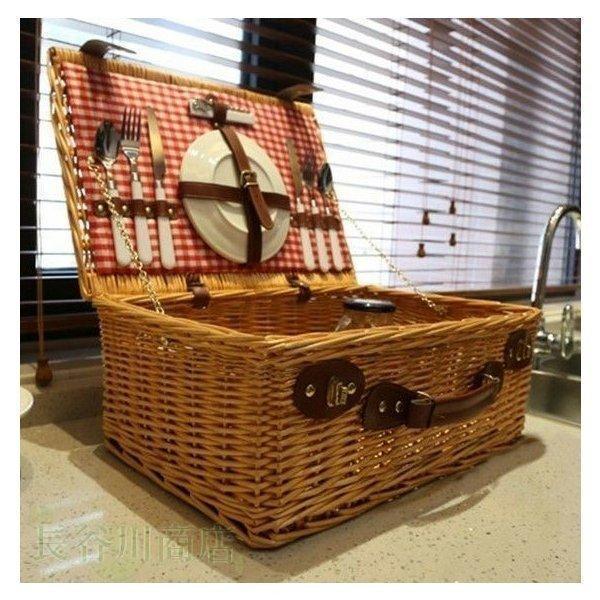 ピクニックバスケット 食器付き バスケットセット ピクニックバッグ